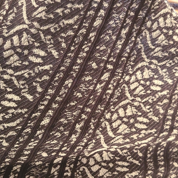 *Final Sale* Free People Kimono Black Gray Fringed - Picture 7 of 12